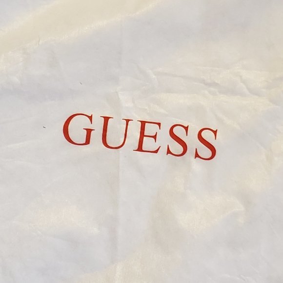 Guess White Drawstring bag - Never Used - Picture 3 of 5